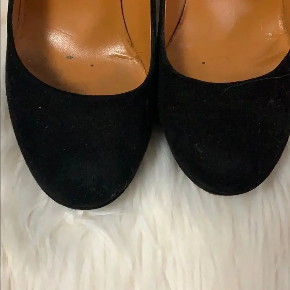 GUCCI BLACK SUEDE PUMPS Size‎ 7 1/2 - Picture 3 of 7